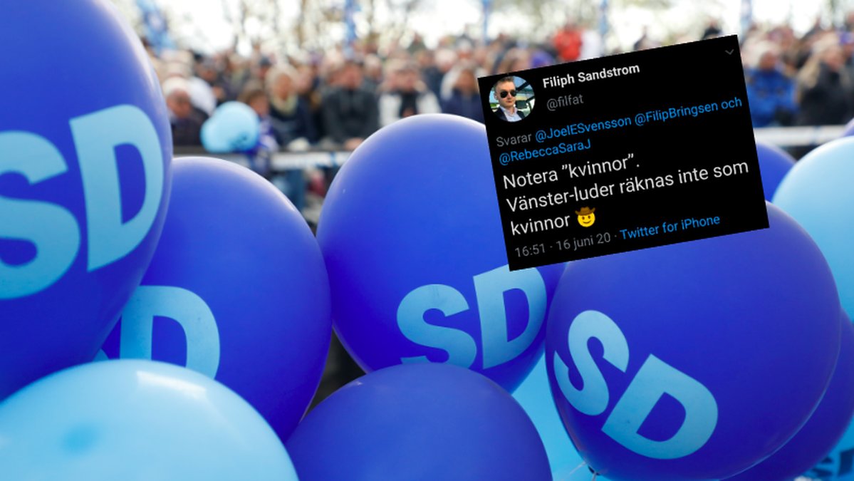 Nämndeman för Sverigedemokraterna uttryckte sig kontroversiellt på Twitter, och inlägget fick stor uppmärksamhet.